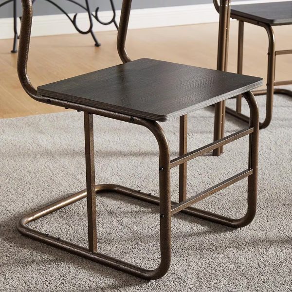 5-Piece Wood Table  4 Chairs,Modern Dining Table Furniture Set For Home, Kitchen, Dining Room,Dining Table And Chair - Image 6