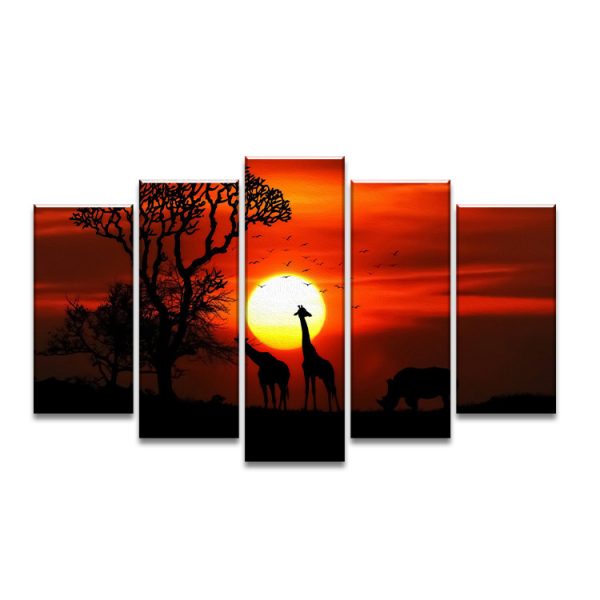 A Variety Of Custom Horse Photography Landscape Silhouette Decorative Paintings - Image 5