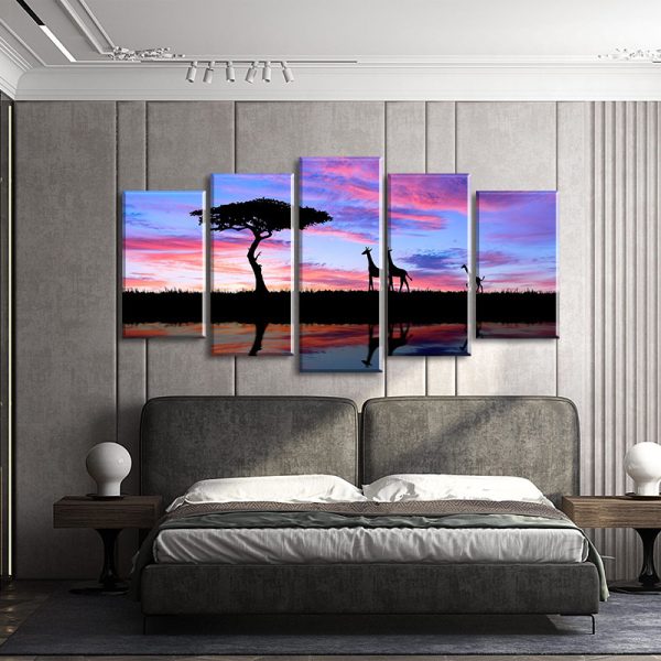 A Variety Of Custom Horse Photography Landscape Silhouette Decorative Paintings - Image 6