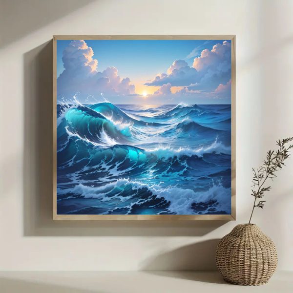 5DDIY Diamond Painting Set - Full Diamond Round Water Diamond Art - Image 5