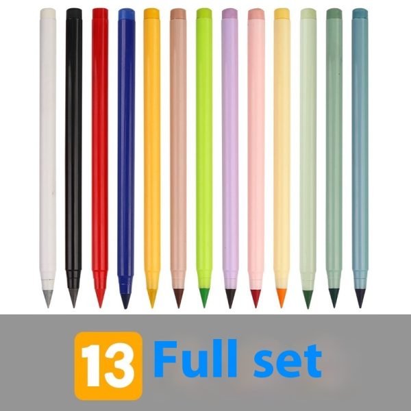 Color Eternal Pencil 12 Colors Erasable Color Lead - Image 3