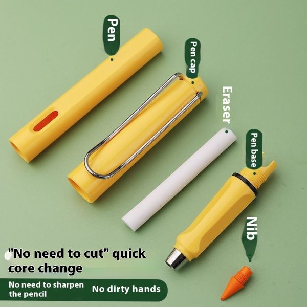 Color Eternal Pencil 12 Colors Erasable Color Lead - Image 2