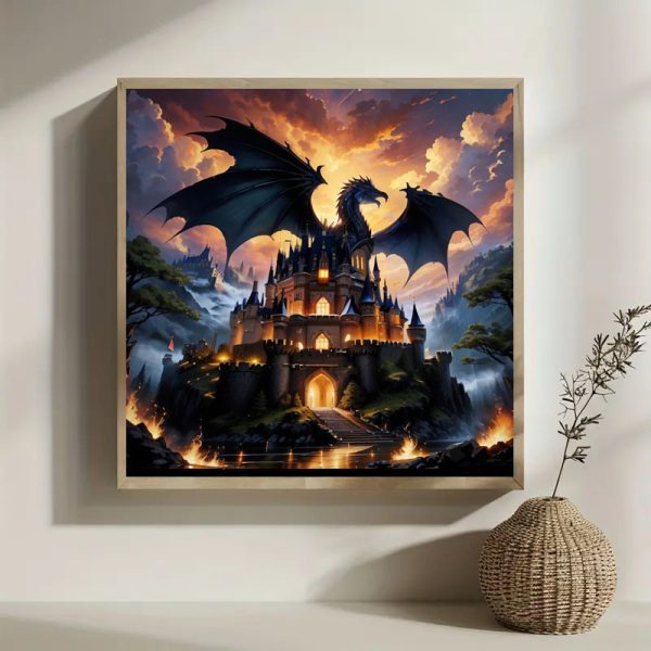 5DDIY Diamond Painting Set - Full Diamond Round Water Diamond Art - Image 7