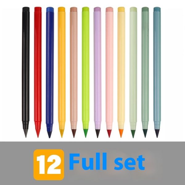 Color Eternal Pencil 12 Colors Erasable Color Lead - Image 5