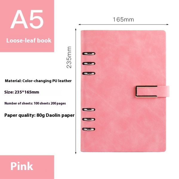 A5 Notebook Loose-leaf Removable Notepad Business Office Meeting - Image 8